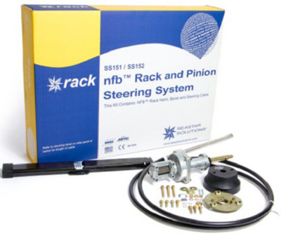 Seastar SS15118 SeaStar Solutions No Feedback Rack and Pinion Steering Kit, Single Seastar SS15118 SeaStar Solutions No Feedback Rack and Pinion Steering Kit, Single