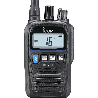Icom M85UL Ultra Compact Intrinsically Safe Handheld VHF Marine Radio w/5W Power Output Icom M85UL Ultra Compact Intrinsically Safe Handheld VHF Marine Radio w/5W Power Output