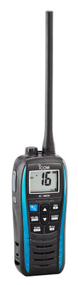 Icom M25 Floating Handheld VHF Marine Blue 5 Watts Icom M25 Floating Handheld VHF Marine Blue 5 Watts