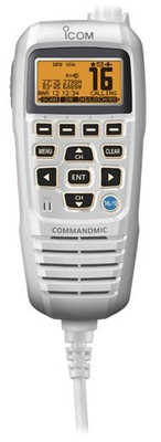 Icom HM195SW Command Mic IV Super White Second Station Icom HM195SW Command Mic IV Super White Second Station
