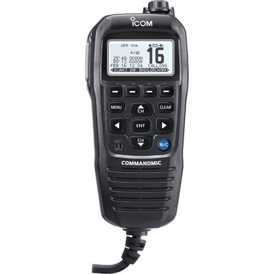 Icom HM195GB Command Mic IV Black Second Station Icom HM195GB Command Mic IV Black Second Station