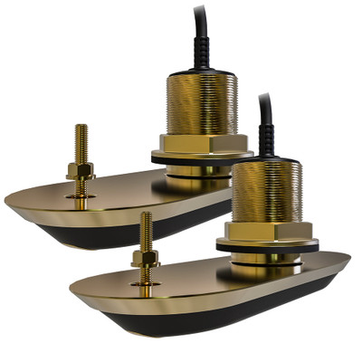 Raymarine RV-212 RealVision 3D Bronze Thru-Hull Transducer Pair Pack - 12° - 8M Cable & Y-Cable