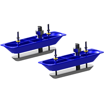 Navico StructureScanHD Sonar Stainless Steel Thru-Hull Transducer (Pair) w/Y-Cable Navico StructureScanHD Sonar Stainless Steel Thru-Hull Transducer (Pair) w/Y-Cable