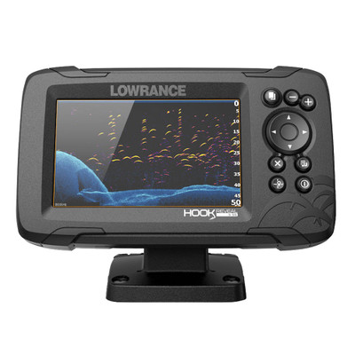 Lowrance HOOK Reveal 5 Combo w/SplitShot Transom Mount & C-MAP Contour+ Card