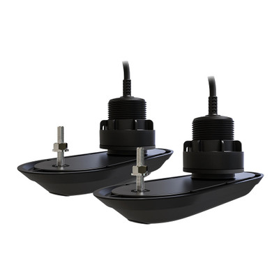 Raymarine RV-312 RealVision 3D Transducers - Pair - Nylon Thru-Hull 12° Deadrise