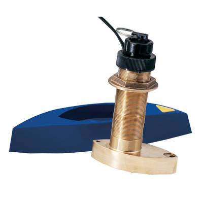 Raymarine B744VL Long Stem Bronze Thru hull Tri-ducer with Fairing Block Raymarine B744VL Long Stem Bronze Thru hull Tri-ducer with Fairing Block