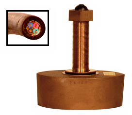 Furuno CA50/200/12M Bronze Thru-Hull Transducer, 1kW (No Plug)