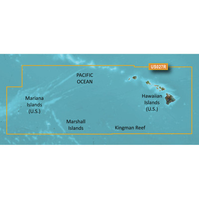 Garmin BlueChart® g3 HD - HXUS027R - Hawaiian Islands - Mariana Islands - microSD/SD