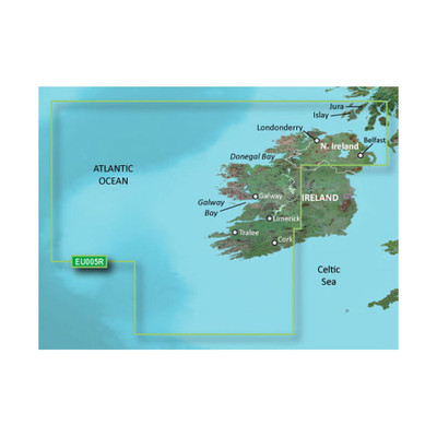 Garmin BlueChart® g3 HD - HEU005R - Ireland, West Coast - microSD/SD