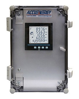 Accuenergy AcuPanel 9104X-IIR-MV-P1V3-WEB2-D Pre-Wired Panel Enclosure with Data Logging, WEB2 module, Rogowski Coil CT input, 415 Vac/300 Vdc