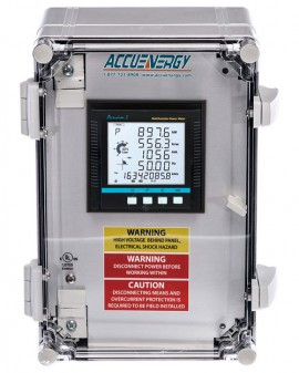 Accuenergy AcuPanel 9104X-IIR-5A-P3V3-WEB-PUSH Pre-Wired Panel Enclosure with Data Logging, WEB-PUSH module, 5 A, 480 Vac