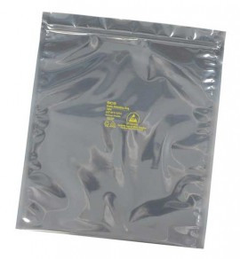 SCS 30035 1000 Series Metal-In Static Shielding Bags with Zipper, 3 x 5", 100-Pack