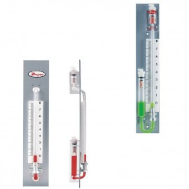 Dwyer 1235-20-w/M Well-Type Manometer, Panel Mount (0-20"w.c.) using water or mercury