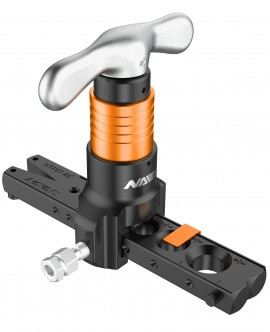 NAVAC NTF67D Hand or Drill Powered Flaring Tool, 3/16", 1/4", 1/2", 3/8", 1/2", 5/8", 3/4" OD