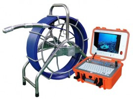 Forbest FB-PIC3388 ET-200-C28-MF Advanced Mid Range Pan-Tilt Sewer Camera, 200' cable, footage counter