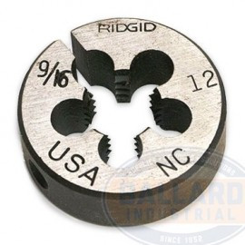 RIDGID 38360 Alloy RH Bolt Threader Button Die, UNC, 9⁄16-12