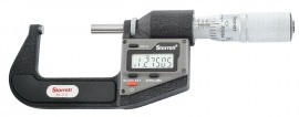 Starrett 3732.1XFL-2 Electronic Outside Micrometer, 1 to 2" range
