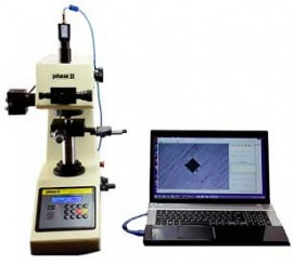 Phase II 900-391E Micro Vickers Hardness Tester with Auto Turret, 1 to 2,967 HV