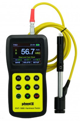 Phase II PHT-1900C Portable Hardness Tester with color screen