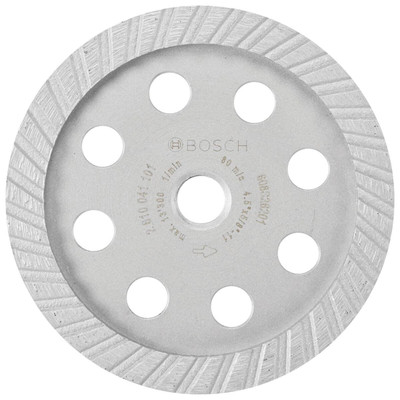 Bosch DC4530S 4-1/2 In. Turbo Diamond Cup Wheel