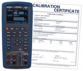 REED R5850-NIST Multifunction Process Calibrator, includes Traceable Calibration Certificate