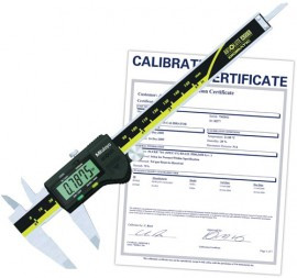 Mitutoyo 500-196-32-NIST AOS Absolute Digimatic Caliper, 0-6" (0-150mm), includes ISO Certificate