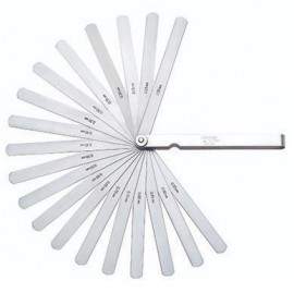 Mitutoyo 184-306S Metric Thickness Gauge Set, Straight, 0.05 to 0.8 mm