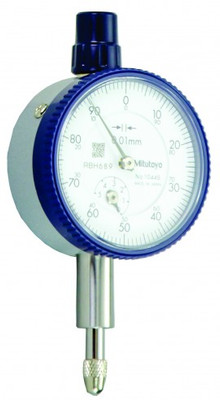 Mitutoyo 1044A-01 Series 1 Compact Small Diameter Dial Indicator, 5 mm, Metric