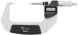 Mitutoyo 342-253-32 Point Micrometer with SPC, 15°, 50 to 75 mm