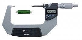 Mitutoyo 342-363-32 Point Micrometer with SPC, 30°, 2 to 3"/ 50.8 to 76.2 mm