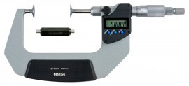 Mitutoyo 369-252-32 Series 369 Digimatic Disk Micrometer with Non-Rotating Spindle, 50 to 75 mm