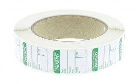 Megger 1000-971 PASS Test Labels, Roll of 1000