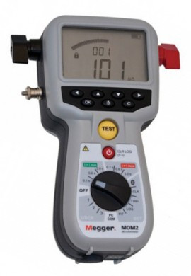 Megger BD-59090 MOM2 Micro-Ohmmeter, Kelvin Probes, 240A