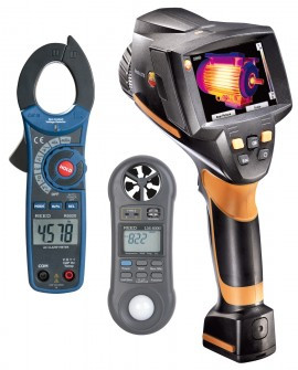 Testo 875i-1 Thermal Imager Kit - Includes R5020 Clamp Meter & LM-8000 Environmental Meter for FREE