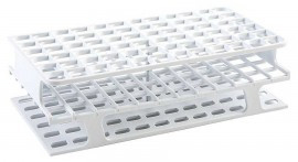 Heathrow Scientific HS27511A OneRack Test Tube Rack, 13 mm, White, 8pk