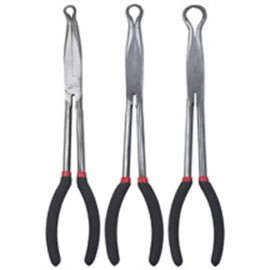 ATD Tools 813 3-Piece Pliers Set, 11" ring nose