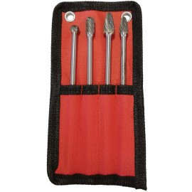ATD Tools 8170 Burr Set, 6" long shanks, double cut
