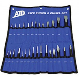 ATD Tools 729 Punch and Chisel Set, 29-piece