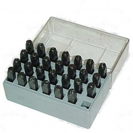 C. H. Hanson 21760 Letter Stamp Set, 1/4", rhino steel