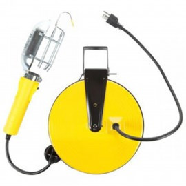 Bayco SL-840 Work Light, 40' cord reel, tool tap