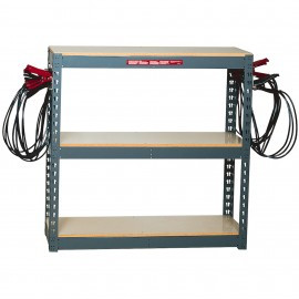 Associated 6086 Rack with leads, 3-shelf