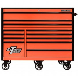 Extreme Tools RX Series Roller Cabinet, 55", orange/black