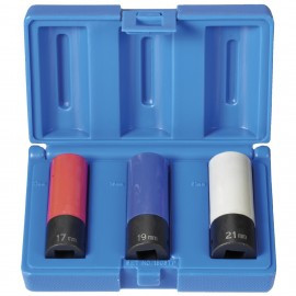 Grey Pneumatic 1503TP Thin Wall Impact Socket Set, ½" drive, 3-piece