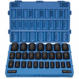 Grey Pneumatic GRY-8029D Deep Impact Socket Set, ¾" Drive, 29-Piece