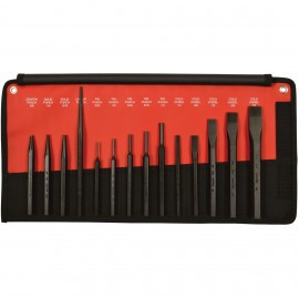 Mayhew Tools 61044 Punch and Chisel Set, 14-piece