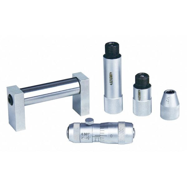 Insize 3222-12 Tubular Inside Micrometer, 2-12", Graduation .001"