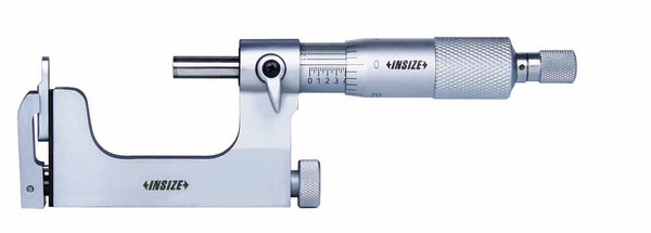 Insize 3262-2 Interchangeable Anvil Micrometer, 1-2", Graduation .0001"
