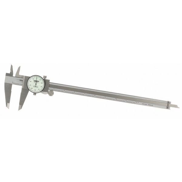 Insize 1311-12 Dial Caliper, 0-12", Graduation .001"