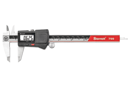 Starrett EC799B-6/150 W/SLC Electronic Caliper with output and standard letter of certification, 0 to 6"