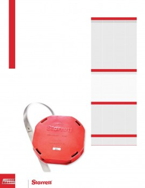 Starrett 666-1 Thickness Gauge, feeler stock in rolls inch reading, with dispenser case